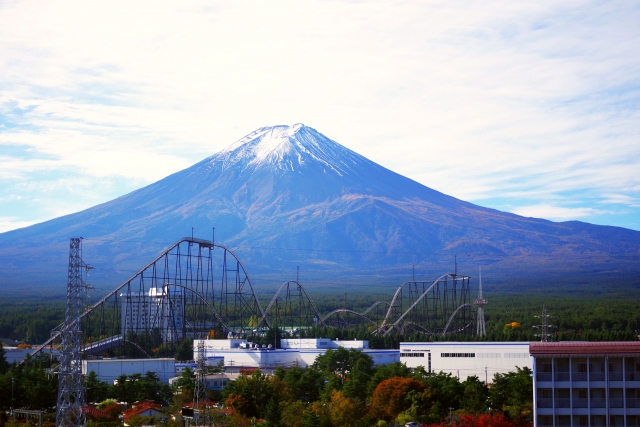 富士山と富士急ハイランド
